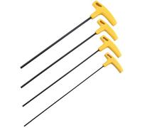 HUVIOVED 4 Piece Extra Long Allen Wrench Set/T-Handle Hex Key Set/Metric Hexagon Keys Set for Furniture Assembly,Bike,Scooter,Motorcycle Repair