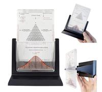 HUVIOVED Galton Board for The Desk/Probability Demonstration Model, Effective Statistical Law Experiment Tool with Bell Curve for Physical School Laboratory Teaching - Science Desktop Ornaments