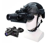 HUVIOVED Military Tactical Grade Night Vision Goggles for Adults, 4K Digital Infrared Head-Mounted Night Vision Binoculars/Monocular with 32GB Memory Card