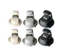 HUVNEXA 1/2PCS Sun Visor Clip Hook Holder, for VW, for Golf, for 7 GTI, for Passat, for B8 Rline, for Tiguan, mk2, for Jetta, a7 GLI ID 4, for Touran, 2019 2020 5G0857561B82V Car Visor Hook(Black-