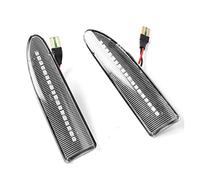 HUVNEXA 1 Pair Car Running Water Lamp Side Marker Lights Blinker Dynamic Turn Signal Side Light Streamer, for Jaguar, X-Type 2003-2009 Turn Signal Light(No.2)