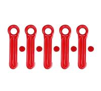 HUVNEXA 10pcs ABS Car Exterior Door Handle Cover Trim, for Jeep, Wrangler JK 2007-2017 Car Door Handle Cover Car Door Handle Cover(Red)