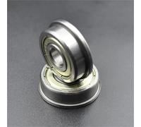 HUVNEXA 10pcs Flanged Bore 2mm 3mm 4mm 5mm 6mm 7mm 8mm 9mm 10mm F625 F605 F608 Mf105 Mf115 F695 Zz Ball Bearing with Flange Tapered Roller(4x12x4mm 10pcs)