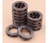 HUVNEXA 12pcs/lot 250" 9 Teeth Chain Drive Sprocket Rim, for Husqvarna, 40 45 49 50 51 55 154 254 257, for JONSERED, 490 590 450 Small 7 Spline Chainsaw Rim Sprocket