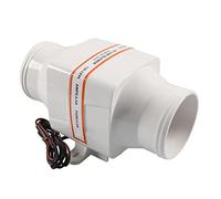 HUVNEXA 12V 270 CFM Boat Blower In Line Marine Bilge Air Blower Fan Blower Vents Marine Blower(4 leaves)