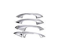 HUVNEXA 143/5000, for Mercedes-Benz, A Class A180 A200 A250 W177 V177 B Class W247 2019 2020 Carbon Fiber Car ABS Chrome Door Handle Cover Car Door Handle Cover(Sliver)