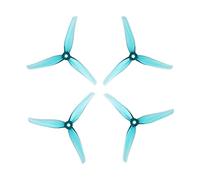 HUVNEXA 16pcs/8pairs 3 Blade Tri-blade Propeller Prop, for Nazgul F5 FPV Drone Part 5inch With 5mm Mounting Hole Drone Propeller(Crystal blue)