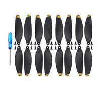 HUVNEXA 16PCS Replacement Propeller 4726 Light Weight Props Blade Wing Fans Accessory Spare Parts Screw Kits, for DJI, for Mavic, for MINI, Drone Drone Propeller(16PCS Gold)
