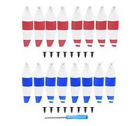 HUVNEXA 16PCS Replacement Propeller 4726 Light Weight Props Blade Wing Fans Accessory Spare Parts Screw Kits, for DJI, for Mavic, for MINI, Drone Drone Propeller(8 Red 8 Blue)