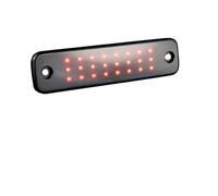 HUVNEXA 1pc 12v Red Black Smoked Len Third High Level Brake Stop Light, Ford, for Tranit, Mk7 2006 2007 2008 2009 2010 2011 2012-2014 High Mount Brake Light(Black Lens)