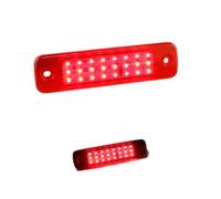 HUVNEXA 1pc 12v Red Black Smoked Len Third High Level Brake Stop Light, Ford, for Tranit, Mk7 2006 2007 2008 2009 2010 2011 2012-2014 High Mount Brake Light(Red Lens)