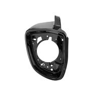HUVNEXA 1pc Glossy Black Side Wing Mirror Housing Trim Frame, for BMW, X3 F25 X4 F26 X5 F15 X6 F16 Accessories Rearview Mirror Frame Wing Mirror Cover Frame(Left Driver Side)