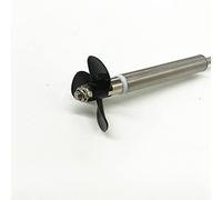 HUVNEXA 1PC RC Boat Diameter 3mm Stainless Steel Drive Shaft Kit Include Propeller+Bushing+Paddle Fork+Gasket+Bearing+Universal Joint Boat Drive Shaft Assembly(10x5cm for 5mm)