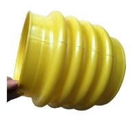 HUVNEXA 1pcs Yellow Polyurethane Jumping Jack Bellows Boot 17.5cm for Wacker, Rammer Compactor Tamper for Power Tools Rammer Bellow