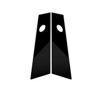 HUVNEXA 2 Pcs Car Window Pillar Posts Door Trims B Column Sticker Cover Styling, for, for Tesla, Model 3 2017 2018 2019 2020 2021, Accessories Window Trim Cover