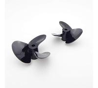 HUVNEXA 2PCS Boat Model Right Left Hand PC Propeller Prop 26mm 30mm 34mm 3mm 4mm Shaft RC Boat Jet MONO Toy Marine Marine Propeller(D26xd3mm Right Hand)