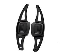 HUVNEXA 2PCS Car Steering Wheel Shift Paddle Extension, for VW, for Golf, 8 MK8 R GTI Line Accessories 2020 2021 2022 Aluminum Paddle Shifter(Black)