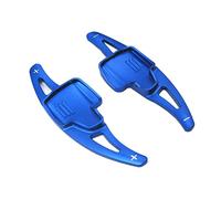 HUVNEXA 2pcs Car Steering Wheel Shift Paddles Extend Gear Speed Stickers, for Ford, for Focus, 2015-2020, for, for Kuga, 2016-2019 Accessoriy Paddle Shifter(Blue)