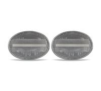 HUVNEXA 2Pcs Dynamic Amber Side Marker Turn Signal Indicator Repeater Light Sequential Blinker, for MINI, Cooper R55 R56 R57 R58 R59 Turn Signal Light(Dynamic Clear Case)