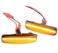 HUVNEXA 2Pcs Dynamic Side Marker Light Smoke Lens Repeater Indicator, for Land for Rover Ran, for Ge Sport Discovery 3 4 Freeland 2 Fender Side Marker Light