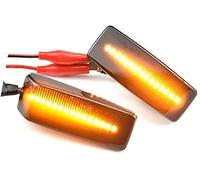 HUVNEXA 2Pcs Dynamic Side Marker Light Turn Signal Repeater Lamps, for Mercedes-Benz C E S Sl Class W201 W202 W124 W140 R129 Fender Side Marker Light