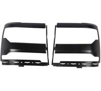 HUVNEXA 2Pcs Headlight Trim, for Bezel Cover Left Right Hardness Abs Black Headlamp, Set with Precise, 1500 2016-2019 1500Ld 2019 Headlight Trim Ring