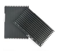 HUVNEXA 2Pcs/Set Center Console Roller Blind Rear & Front Shutter Cover, for, X5 X6 E70 E71 2007-2014 Center Console Shutter