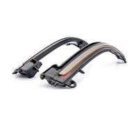 HUVNEXA 2PCS Smoked Dynamic Turn Signals Light Side Mirror Lights, for, F20 F30 F31 F21 F22 F23 F32 F33 F34 X1 E84 1 2 3 4 Series Turn Signal Light