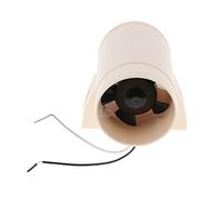 HUVNEXA 3 Inch Silent Inline Blower,12V Quiet Air-Flow Cooling Fan Air Circulation In Ducting,Vents,Grow Tents,White Marine Blower