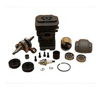 HUVNEXA 38mm 40mm Cylinder Crankshaft Crank Bearing Oil Seal Engine Kit, for Husqvarna, 136 137 141 142 Chainsaw Spares Parts 530069941 Lawn Mower Cylinder(HUS142 40MM)
