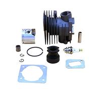 HUVNEXA 44mm Cylinder Piston Bearing Spark Plug Gasket Kit, for Husqvarna, 350 Gasoline Chainsaw Motor Spare Parts Lawn Mower Cylinder