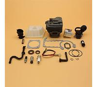 HUVNEXA 47MM Cylinder Piston Ignition Coil Spark Plug Kit, for, MS361 Garden Chainsaw Spare Parts 1135 020 1202 Lawn Mower Cylinder