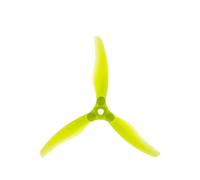 HUVNEXA 4pcs/2pairs F5135 5.1inch Foldable 3-Blade Propeller FPV Freestyle Long, for Range, 4/6S Drones Drone Propeller(Yellow)
