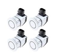 HUVNEXA 4PCS 3 Color New PDC Parking Sensor, for Toyota, Crown/Majesta, for Lexus, IS250/350 GS450H 89341-30020 8934130020 Rear Parking Assist Module(White)