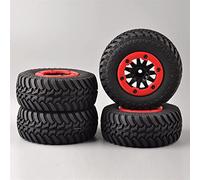 HUVNEXA 4pcs/ Set Tires And Bead-Lock Wheel 30004 1:10 RC Short Car Course Truck Motorbike Rc Car Tyre