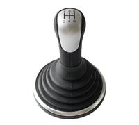 HUVNEXA 5/6 Speed Car Gear Shift Knob Cover, for ford, for Fiesta, MK6 Connect Fusion 2002-2008 Lever Gaiter Boot Case Vehicle gear stick knob(Silver Pen and Case)