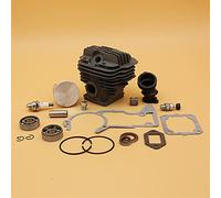 HUVNEXA 50mm Cylinder Piston Oil Seal Spark Plug Kit, for, 044 MS440 Garden Chainsaw Replacement Parts Lawn Mower Cylinder