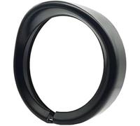 HUVNEXA 7 Headlight Trim Ring 4.5 Fog Lights Rings, for Bezel Cover Visor, for ELECTRA Street Glide Softail Grill Headlight Trim Ring(BLACK 7inch Trim Ring)
