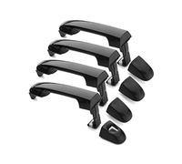 HUVNEXA 82651-2H000 4PCS Chrome/Black Outer Door Handle Front Rear Left Right, for Hyundai,for Elantra, 2007 2008 2009 2010 2011 Car Door Handle Cover(4PCS Black)