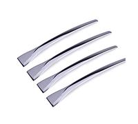 HUVNEXA 8pcs Car Chrome Door Handle Cover Trim Decoration Stainless Steel, for Peugeot 3008 207 407 C4, for Citroen, C4 C6 2008 2009 2010 Car Door Handle Cover