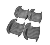 HUVNEXA ABS Car Door Handle Bowl Cup Cover,Carbon Fiber Pattern Cover Trim, for VW, for Sharan, Second Generation 2010-2018 Car Door Handle Cover(Bowl Cover)