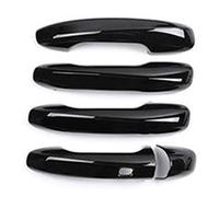 HUVNEXA ABS Car Outer Door Handle Frame Trim Carbon Fiber Color, for Mercedes-Benz, C E Class GLC W205 X253 W213 Exterior Accessories Car Door Handle Cover(Have Hole)