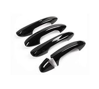 HUVNEXA ABS Car Outer Door Handle Frame Trim Carbon Fiber Color, for Mercedes-Benz, C E Class GLC W205 X253 W213 Exterior Accessories Car Door Handle Cover(No Hole)