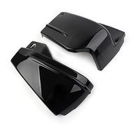 HUVNEXA ABS Motorcycle Left & Right Battery Side Cover,for V Star 650 DragStar 650 XVS650 XVS650A, Black Motorcycle Battery Side Cover