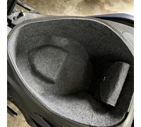 HUVNEXA Address125 UY UU UE125 Trunk Cargo Liner Protector, for Seat, Bucket Pad Storage Box Mat Leather Accessories Motorcycle Top Box Liner(Black Upper and Bottom)