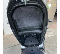 HUVNEXA ADv350 ADV 350 Motorcycle Rear Trunk Cargo Liner Protector, for Seat, for Bucket Pad Accessories Motorcycle Top Box Liner(Black Top)