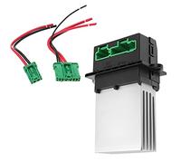HUVNEXA Air Conditioning Heater Fan Blower Control Module Resistor for Plug, for Renault, Megane Scenic Clio, for Peugeot, 207 607 2001-2014 6441L2 Blower Motor(ResistorAndConnector)