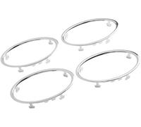 HUVNEXA Air Conditioning Trim 4Pcs Air Conditioning Trim Outlet Decoration Circle Ring, for Ford, for Focus Car Vent Decorative Frame Interior Accessories