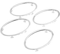 HUVNEXA Air Conditioning Trim 4Pcs Electroplated Silver Abs Air Conditioning Outlet Trim Decorative Frame, for Ford, for Focus 2 2005-2013
