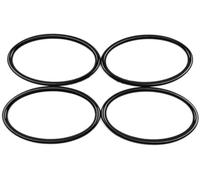 HUVNEXA Air Conditioning Trim Air Outlet Ring Cover 4Pcs Car Interior Front Conditioning Ac Vent Trim, for Focus Mk2 2005-2014(Black)